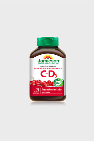Vitamina C+D3 masticabile ciliegia